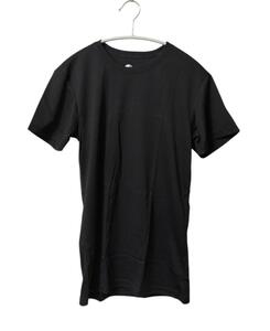 【新品】Whole Earth SLEEVE CREW NECK TEE M 黒