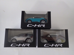 207【S.R】トヨタ C-HR プルバックカー 非売品 サンプルミニカー 3色セット 展示品 香川発