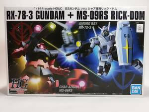 1/144 HG G3ガンダムVSシャア専用リックドム 2機セット 小説版 機動戦士ガンダム ガンプラ バンダイ 中古未組立プラモデル レア 絶版