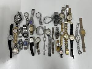 Y2411262★ジャンク時計　SEIKO　CASIOなどいろいろ30個