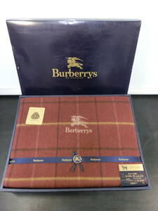 ♪♪【6F10③e】BURBERRY LONDON バーバリー 毛布 ラムウール100％ 140cm×200cm 西川産業 未使用♪♪