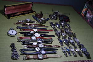 ◆97◆USED◆現状品◆腕時計 大量 まとめて セット SEIKO CITIZEN PROTEAK GUESS RADO G-SHOCK Etc... 