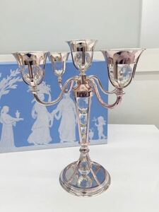 【K】ウエッジウッド　WEDGWOOD キャンドルスタンド クリスタル キャンドルホルダー　5灯　インテリア　リビング（4773）