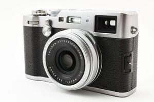 【1円SALE開催中！】★新品級★ フジフイルム FUJIFILM X100F シルバー 元箱付き・付属品多数♪《ショット数6回！》★動作品★ #41225125