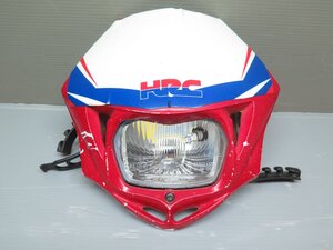 ★XT? WR? XR250? 不明 HRC ヘッドライトカウル フロント 240724DK1121