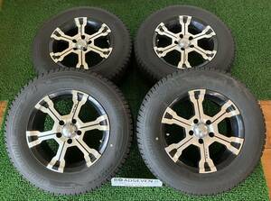 ★215/70R16 2021年製 ブリヂストン BLIZZAK DM-V3 アルミ付 16×7J +35 114.3 5H 4本Set 中古 ★デリカD5 アウトランダー ★送料無料