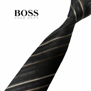 HUGO BOSS ネクタイ レジメンタル柄 ストライプ柄 ヒューゴボス USED 中古 m500