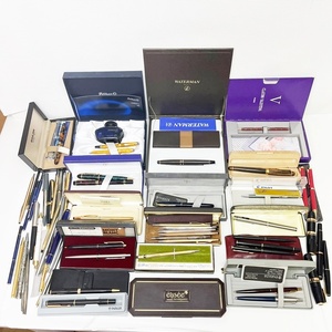 【人気】ボールペン万年筆 など まとめ PARKER CROSS PLATINUM PILOT SHEAFFER Pelikan NEWMAN SAILOR FENDI など卸/2480455/CDK71-1-1