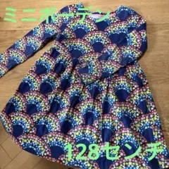 Mini Boden 花柄 長袖ワンピース　7-8歳　128センチ