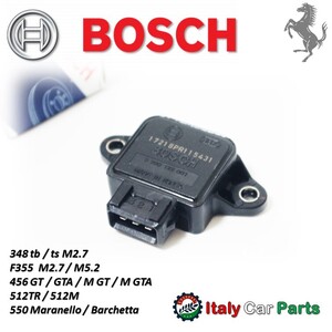 スロットルポジションセンサー フェラーリ 348 F355 456 550 512TR 512M BOSCH Ferrari