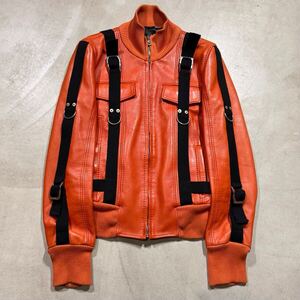 DOLCE&GABBANA 2003AW Archive Parachute Leather Jacket rare 90s 00s ドルチェアンドガッバーナ パラシュートレザージャケット