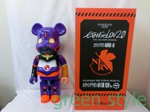 ベアブリック　ヱヴァンゲリヲン初号機 覚醒Ver. 1000%　エヴァンゲリオン新劇場版：破　BearBrick