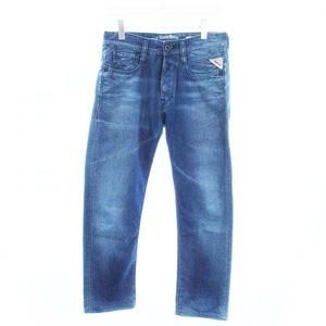 リプレイ REPLAY ダブル インディゴ デニムパンツ DOUBLE INDIGO DENIM デニム ジーンズ ボタンフライ W29 S 青 ブルー /ZS レディース