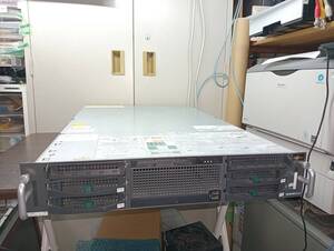 【YDT0981】★FUJITSU PRIMERGY RX300 S3 Intel Xeon 5110 1.6GHz/2GB/HD欠品/CD-ROM/BIOS確認済み★中古