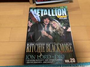 METALLION VOL.20●表紙・特集=リッチー・ブラックモア&キャンディス・ナイト●ジョン・ロード/ディオ/グラハム・ボネット