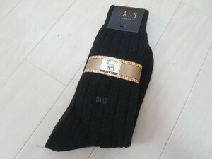 未使用タグ付　ダックス　ＤＡＫＳ　カシミヤ混厚手ソックス