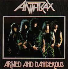 ANTHRAX「ARMED AND DENGEROUS」アンスラックス「アームド・アンド・デンジャラス」米ORIG/MEGAFORCE RECORDS 廃盤レコード