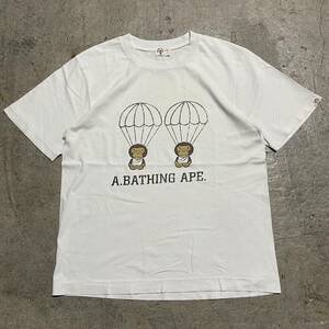  A BATHING APE アベイシングエイプ BABY MILO 半袖 Tシャツ サイズL