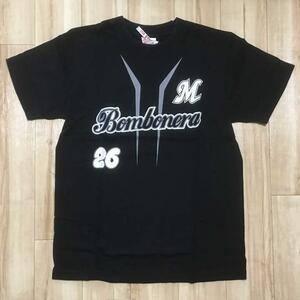 ■□千葉ロッテマリーンズ×ボンボネーラ(bombonera)Tシャツ 黒 Sサイズ Chiba Lotte Marines□■