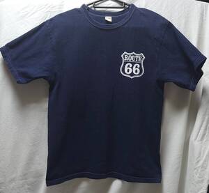 フラットヘッド　Tシャツ　38　ROUTE66プリント