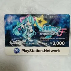 使用済み プレステ 初音ミク プロジェクトディーヴァF ネットワークカード