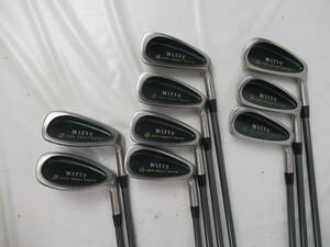 ★Golf Planner Nifty ONCH WEIGHT SYSTEM アイアン #3-#9.P.S 9本セット 純正カーボンシャフト D213★レア★激安★中古★