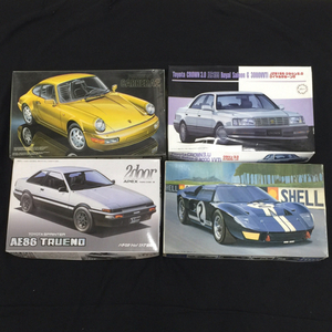 フジミ 1/24 FORD GT40 MarkⅡ 他 PORSCHE 911 CARRERA2 等 プラモデル ホビー 未組立品 計4点 セット QD121-47