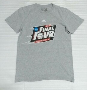 ☆adidas.com アディダス サイズS 半袖Tシャツ THE GO-TO TEE スポーツ フアッション ウェア GLAYグレイ2015 NCAA FINAL FOUR INDIANAPOLIS