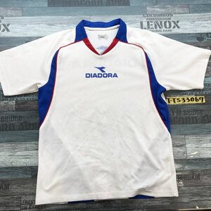 DIADORA ディアドラ キッズ サッカー 半袖Tシャツ 160 白