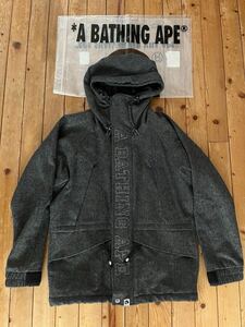 エイプ　江川芳文 WOOL SNOW BOARD JACKET ウール スノボ ジャケット A BATHING APE スケーティング　YOPPY SK8THING SKATING スノーボード