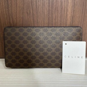 セリーヌ CELINE 長財布 ラウンドファスナー マカダム