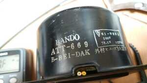 BANDO トロイダルトランス　ATT-669　78.5v 113vA 未確認ジャンク