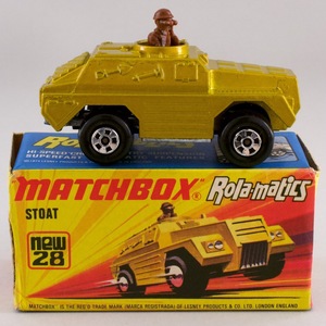 イギリス マッチボックス（matchbox） STOAT Rola-matics 1973 new 28