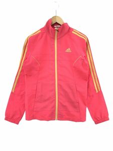 adidas アディダス トレーニング ジャケット sizeM/ピンク ■■ ☆ dkc0