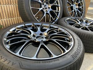 レイズ ボルクレーシング G16 鍛造 FORGED 245/45R20 ブリヂストン ALENZA 美品 NX ハリアー CX-5 RAV4 他