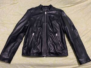 G-STAR RAW MOTAC DC BIKER JKT ライダースジャケット 羊革 ラムレザー 革ジャン 本革 Mサイズ　ジースター