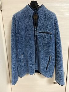 レミレリーフ ビームス 別注 インディゴ フリースジャケット ボア remirelief beams indigo M ビームス プラス beams plus