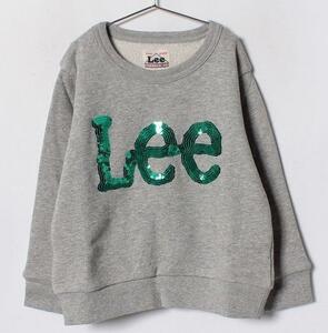 ★送料込み！！！★新品 定価4950円 リー LEE スパングルスウェット SIZE 100 グレー