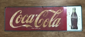 ■送料無料■ コカコーラ CocaCola ブリキ 看板 壁掛 オブジェ レトロ インテリア 金属製 /くGOら/BA
