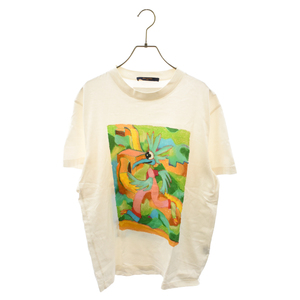 LOUIS VUITTON ルイヴィトン 21SS フLVフレンドインサイド アウトラベル プリント 半袖Tシャツ カットソー マルチ RM211 NPG HKY73W