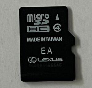 レクサス純正micro SD 品番：8627178021