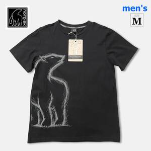 新品タグ付！オーガニックコットンの着心地の良さ【 ノルディスク (size M) 】NORDISK 半袖Tシャツ Polarbear JP Unisex T-Shirt ブラック