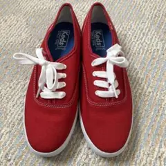 Keds 赤 キャンバス スニーカー