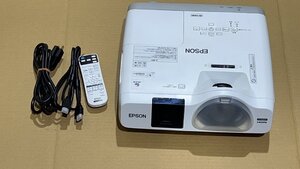 簡易チェック★動作品 EPSON エプソン プロジェクター EB-536WT ランプ点灯時間698H/186H☆投影OK★ES1653