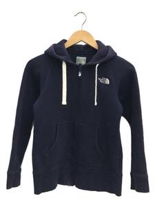 THE NORTH FACE◆REARVIEW FULLZIP HOODIE_リアビューフルジップフーディ/S/コットン/NVY/無地