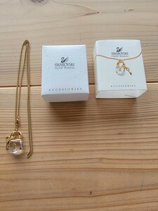 SWAROVSKI スワロフスキー ネックレス クリスタル　パドロック　南京錠　アクセサリー