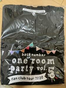 バックナンバー back number ファンクラブ　タオル LIVE TOUR vol5 Tシャツ　Mサイズ　新品　未使用　限定　レア　LIVETシャツ