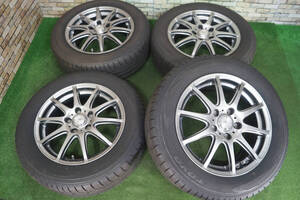 美品★Loxarny Sport 6.5J+48 5H114.3★95~99%山★2021年★Toyo mpZ 205/60R16 ノア ヴォクシー アクセラ プレマシー ステップ プリウスα