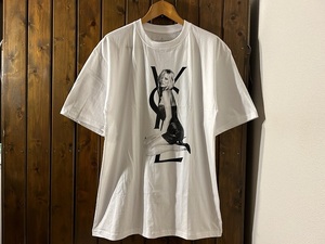 訳有新品★ケイトモス　プリントTシャツ【XL】★ファッション・スーパーモデル/セレブ/セクシー/SEXY/WHT