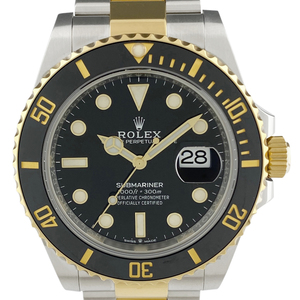 ロレックス ROLEX サブマリーナ デイト 126613LN 腕時計 SS YG 自動巻き ブラック メンズ 【中古】